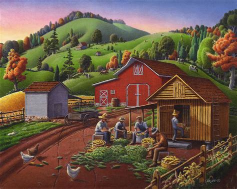 “The Old Mill” A Striking Depiction of Rural Americana Through Lush Color and Expressive Brushstrokes!