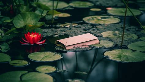 Lotus Pond - A Study in Tranquility and Symbolic Depth