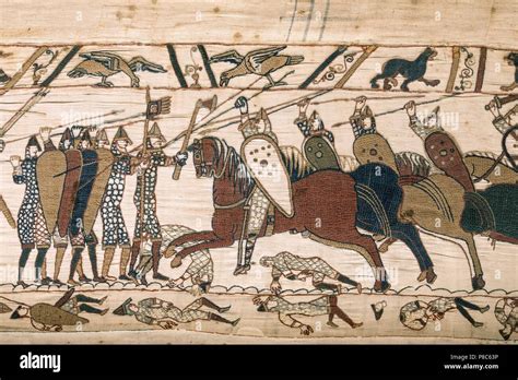 The Bayeux Tapestry - An Exquisite Depiction of Norman Conquest and Medieval Storytelling!