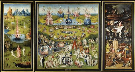 The Garden of Earthly Delights A Visionary Polyptych Depicting Human Desire and Divine Judgement!