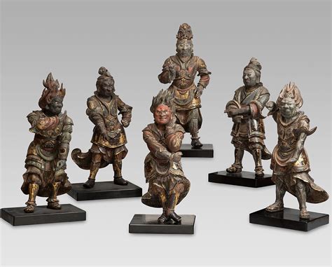 The Twelve Heavenly Generals Painting: Vivid Depictions of Buddhist Protectors and Intricate Brushwork!